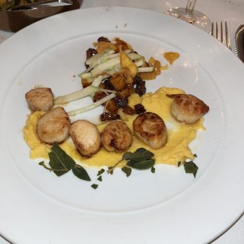 Roots Steakhouse - Scallops w maple glaze entree - Steakhouses Near Me - Morristown, New Jersey Roots Steakhouse - Scallops w maple glaze entree - Steakhouses Near Me - Morristown, New Jersey