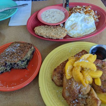 Geraldine's Counter - Blueberry lemon coffee cake, chicken fried steak, honey peach French toast - American Near Me - Seattle, Washington
