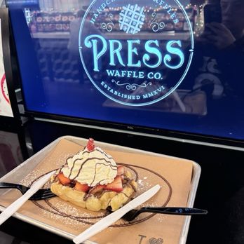 Press Waffle - The House - Waffles Near Me - Houston, Texas