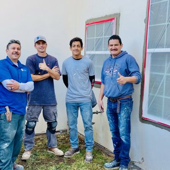 American Vision Windows - Our awesome crew of Franco, Ian, Rudy, and Luis G!!  What a team! - Windows Installation Near Me - Simi Valley, California