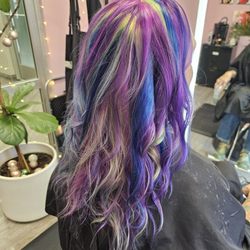 Falci's Hair Design Studio and Spa - Sarah created this color to enhance an outfit I had for my niece's wedding.