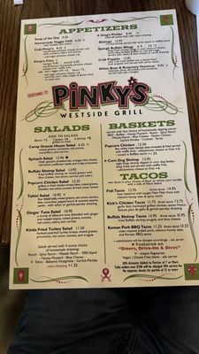 Menu photo 8 Pinky's Westside Grill Huntersville, NC Menu photo 8 Pinky's Westside Grill Huntersville, NC