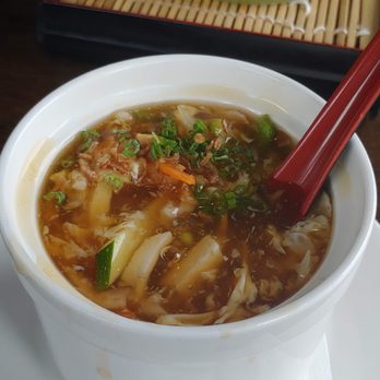 Red Corner Asian Bistro - Hot and Sour Soup. It caresses the tongue like a warm summer breeze. - Asian Fusion Near Me - Waterbury, Connecticut
