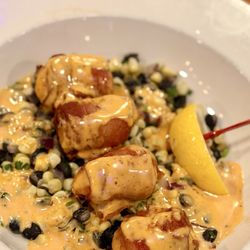 Cantler's Riverside - Bacon-wrapped scallops