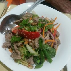 Sum Thai on Parklands - Thai beef salad.
