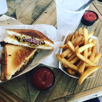 Ms Cheezious - Build Your Own Grilled Cheese Sandwich with Fries (got prosciutto with bacon and cheddar) - Sandwiches Near Me - Miami, Florida Ms Cheezious - Build Your Own Grilled Cheese Sandwich with Fries (got prosciutto with bacon and cheddar) - Sandwiches Near Me - Miami, Florida