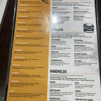 Fielders Choice Tap & Table - Menu as of Feb '24 - Burgers Near Me - Northfield, Minnesota Fielders Choice Tap & Table - Menu as of Feb '24 - Burgers Near Me - Northfield, Minnesota
