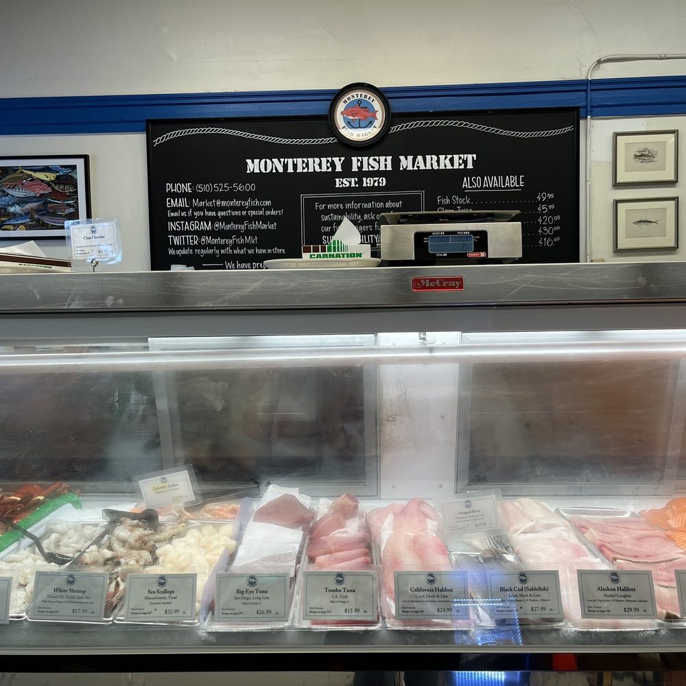 Seafood counter