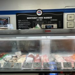 Seafood counter