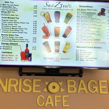 Sunrise Bagels Cafe - The drink menu - Bagels Near Me - Concord, California Sunrise Bagels Cafe - The drink menu - Bagels Near Me - Concord, California