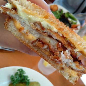 Chowder Bar - Close up of Fishwich - Seafood Near Me - Bay Shore, New York