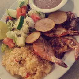 La Costa Azul Special. Shrimp and steak, very tasty.