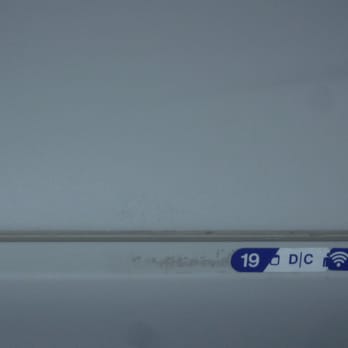 Delta Air Lines - All of the overhead cabinets had this adhesive stuff- there are products to remove it-freaking gasoline would even remove it. - Airlines Near Me - Louisville, Kentucky