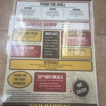 Fish Tales - Menu - Seafood Near Me - Cleveland, Texas