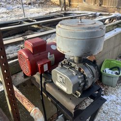 Sewage Pump Solutions - Motor and belt driven blower