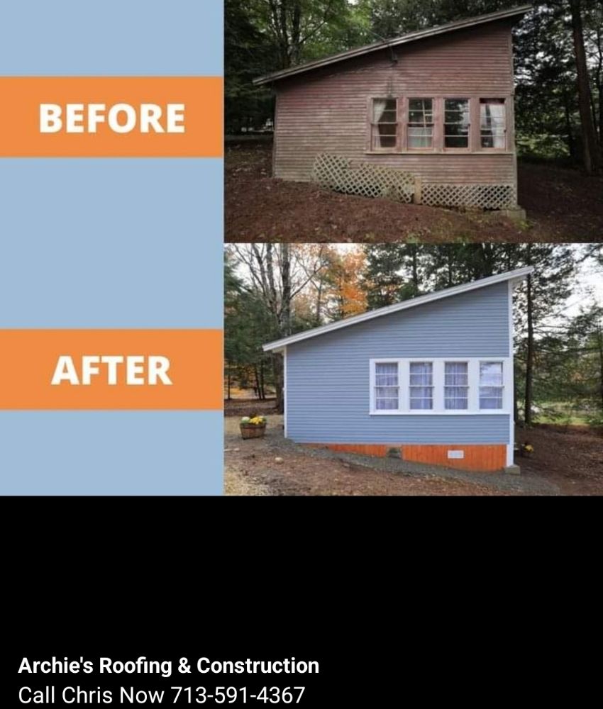 Slide of Archie's Roofing & Construction