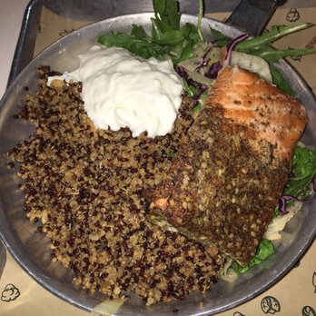Taboonette - Salmon plate soooooo good - Mediterranean Near Me - New York, New York