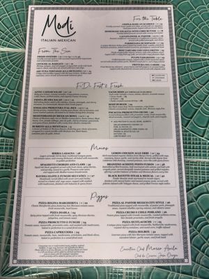 Menu photo 1 Modí San Francisco, CA Menu photo 1 Modí San Francisco, CA