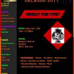 Venus In Velvet - Witches' Ball returns! Friday (October)13th 2017 tickets here- http://www.venusinvelvet.com/witches--ball-orlando-.html