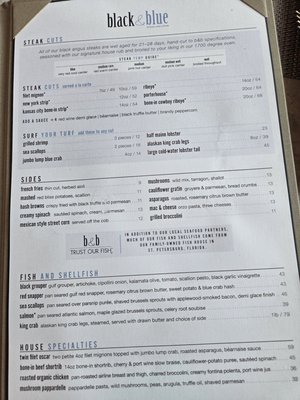 black & blue Steak and Crab, Wellesley, MA by null