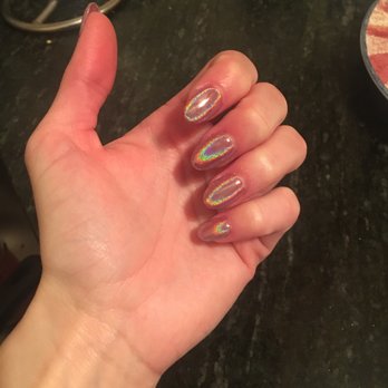 Nu Image Nails Spa - Gel nails with chrome - Hair Removal Near Me - Chicago, Illinois