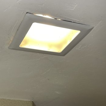 Bahia Resort Hotel - Trim doesn't cover hole...shoddy work from either maintenance or electrician (or both?). - San Diego, CA