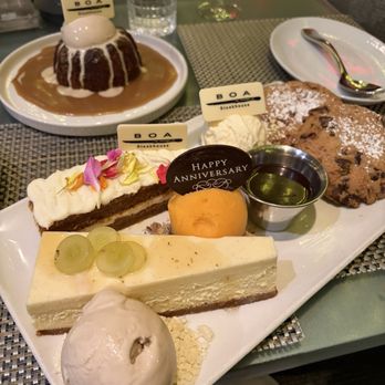 BOA Steakhouse - Dessert platter - Steakhouses Near Me - Santa Monica, California BOA Steakhouse - Dessert platter - Steakhouses Near Me - Santa Monica, California