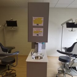 Jefferson Crenshaw Health Center - Our open bay dental stations.