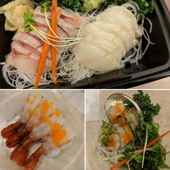 Wasabi Bistro - 12-pieces sashimi, Amaebi Nigiri, Abalone - Japanese Near Me - Livermore, California