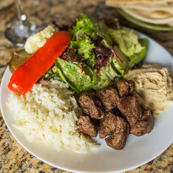 Fresh Bites - Beef Kabob Plate - Lebanese Near Me - Tampa, Florida