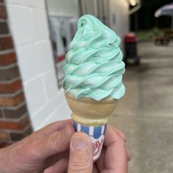 Custard Hut - Mint soft serve