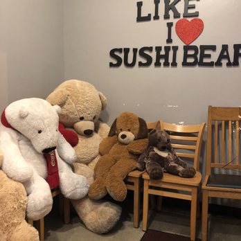 Sushi Bear - cute huggable bears when you walk in the door! - Sushi Bars Near Me - Tustin, California
