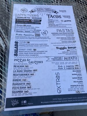 Menu photo 1 La Rana Vegana Los Cabos, BCS