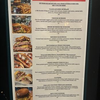 TangleTown Public House - Burger & Sandwich menú - Pubs Near Me - Seattle, Washington
