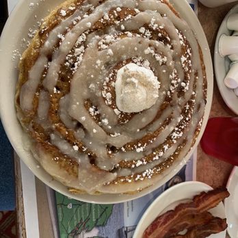 Astronomical Pancake House - Pumpkin cinnamon pancakes w/bacon - Breakfast & Brunch Near Me - Williamsburg, Virginia