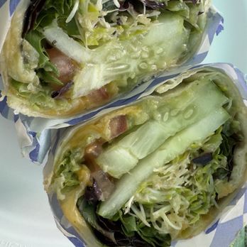 Kono's Northshore - Haleiwa - My yummy fresh veggie avocado wrap - Hawaiian Near Me - Haleiwa, Hawaii Kono's Northshore - Haleiwa - My yummy fresh veggie avocado wrap - Hawaiian Near Me - Haleiwa, Hawaii