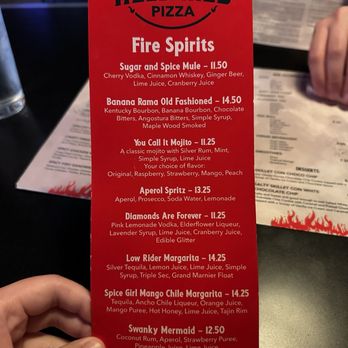 Hellfired Pizza - Drinks menu - Pizza Near Me - Wood Village, Oregon