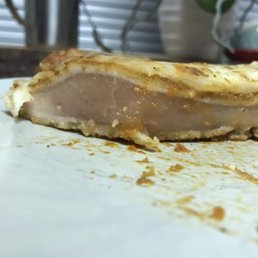 Raw chicken parm from La Favorita on Preston, Ottawa. Raw chicken parm from La Favorita on Preston, Ottawa.