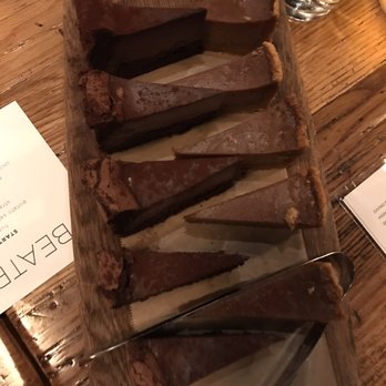 Beatrix - Chocolate cake and caramel pie - New American Near Me - Chicago, Illinois