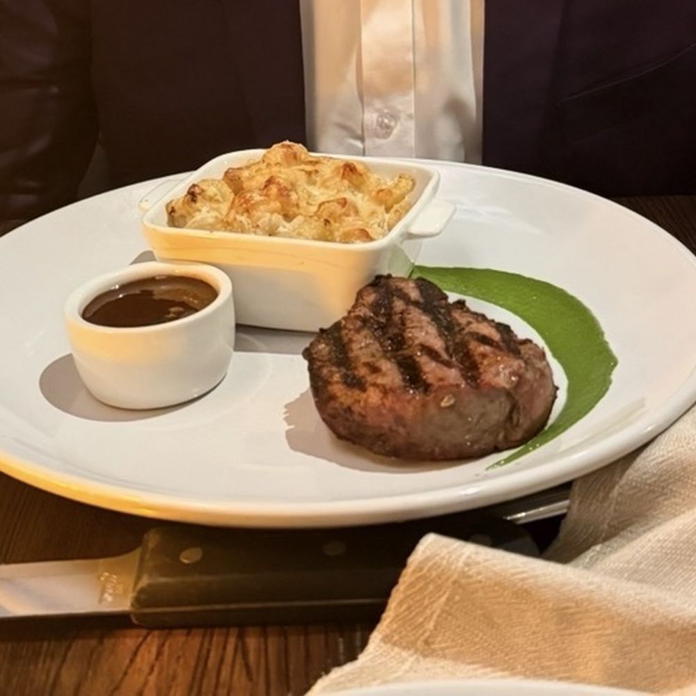 Filet and Mac & cheese Filet and Mac & cheese