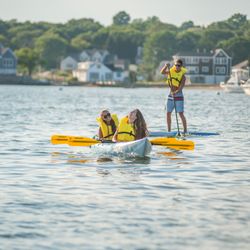 Mystic River Marina - We provide courtesy kayaks & paddle boards for our dockage customers.