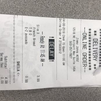 Jimmy John's - Paid extra for avocado. - Sandwiches Near Me - Portland, Oregon