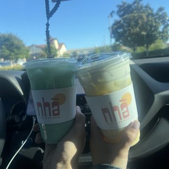 Nha Cafe - Pandan and corn cloud - Vietnamese Near Me