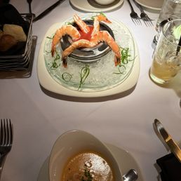 Shrimp Cocktail and Soup Shrimp Cocktail and Soup