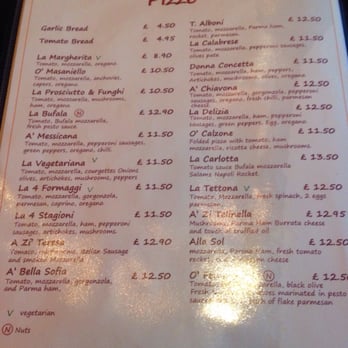 La Delizia - Menu - Italian Near Me - London, XGL La Delizia - Menu - Italian Near Me - London, XGL