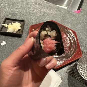 Sekai Omakase - Tuna hand roll - Sushi Bars Near Me - New York, New York Sekai Omakase - Tuna hand roll - Sushi Bars Near Me - New York, New York