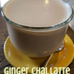 Ginger chai latte