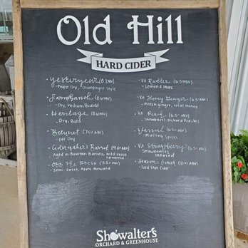 Old Hill Hard Cider - Sign outside - Farmers Market Near Me - Timberville, Virginia Old Hill Hard Cider - Sign outside - Farmers Market Near Me - Timberville, Virginia