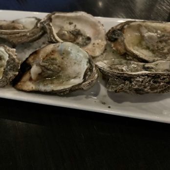 Pearl & Vine - Chargrilled oysters with garlic butter - New American Near Me - Katy, Texas
