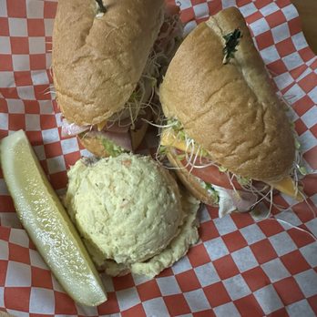 Dina's Sandwitch - Hoagie with potato salad - Sandwiches Near Me - Kihei, Hawaii Dina's Sandwitch - Hoagie with potato salad - Sandwiches Near Me - Kihei, Hawaii